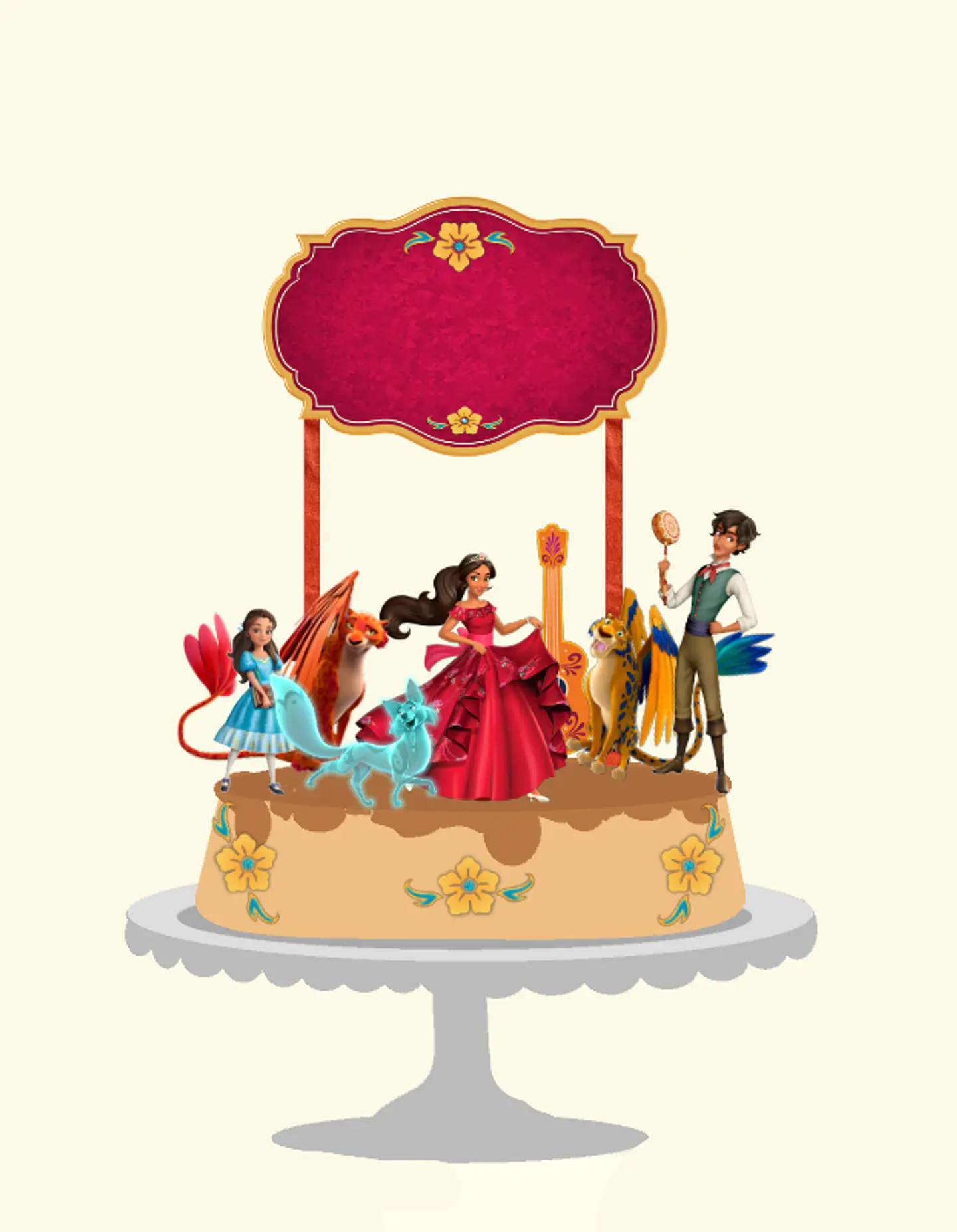 Arquivo Topo de Bolo Elena de Avalor 1