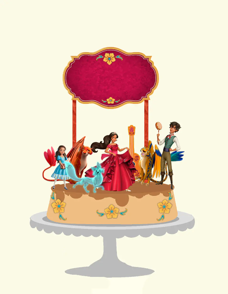 Arquivo Topo de Bolo Elena de Avalor 1