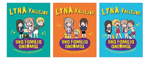 Pack Libros una Familia Anormal - Lyna Vallejos (3 libros)