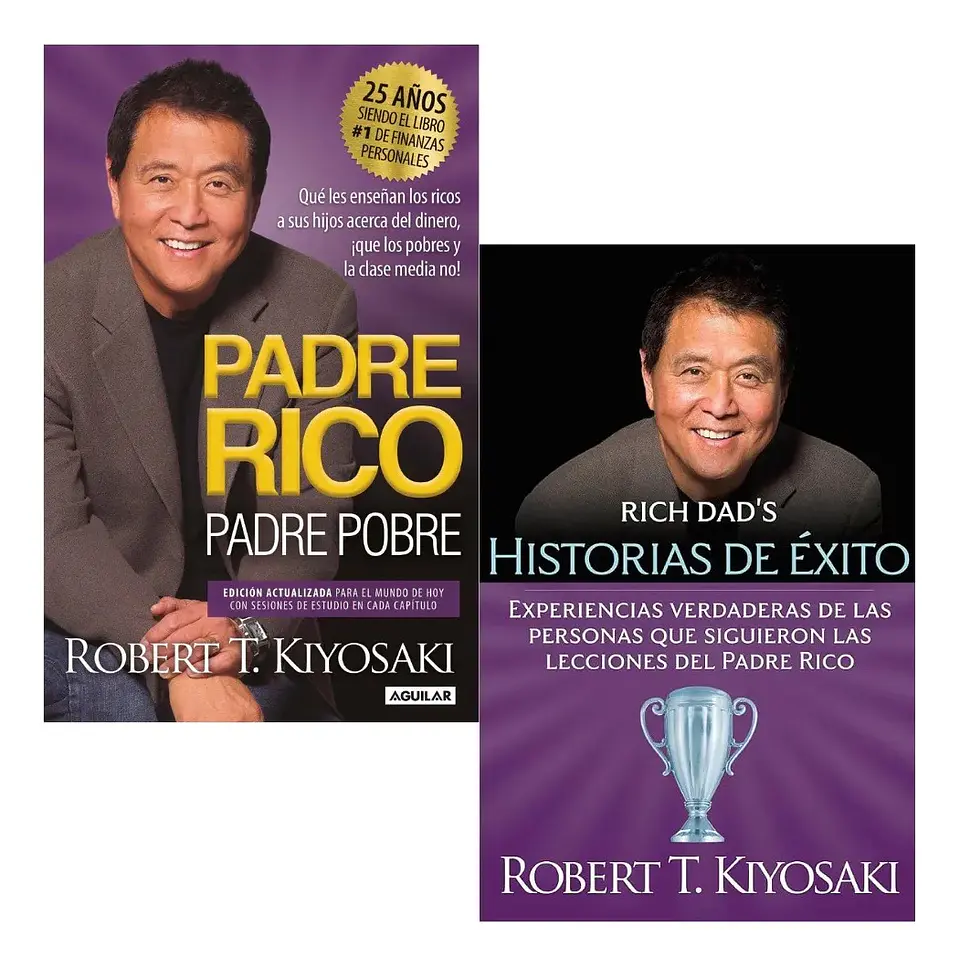 Pack Libros Padre Rico, Padre Pobre + Historias de Éxito 1