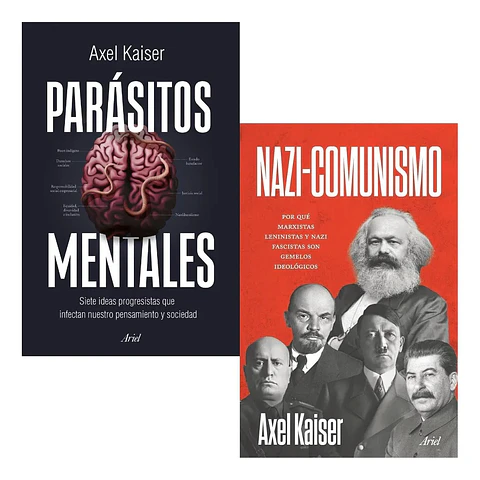 Pack Libros Parásitos Mentales + Nazi - Comunismo