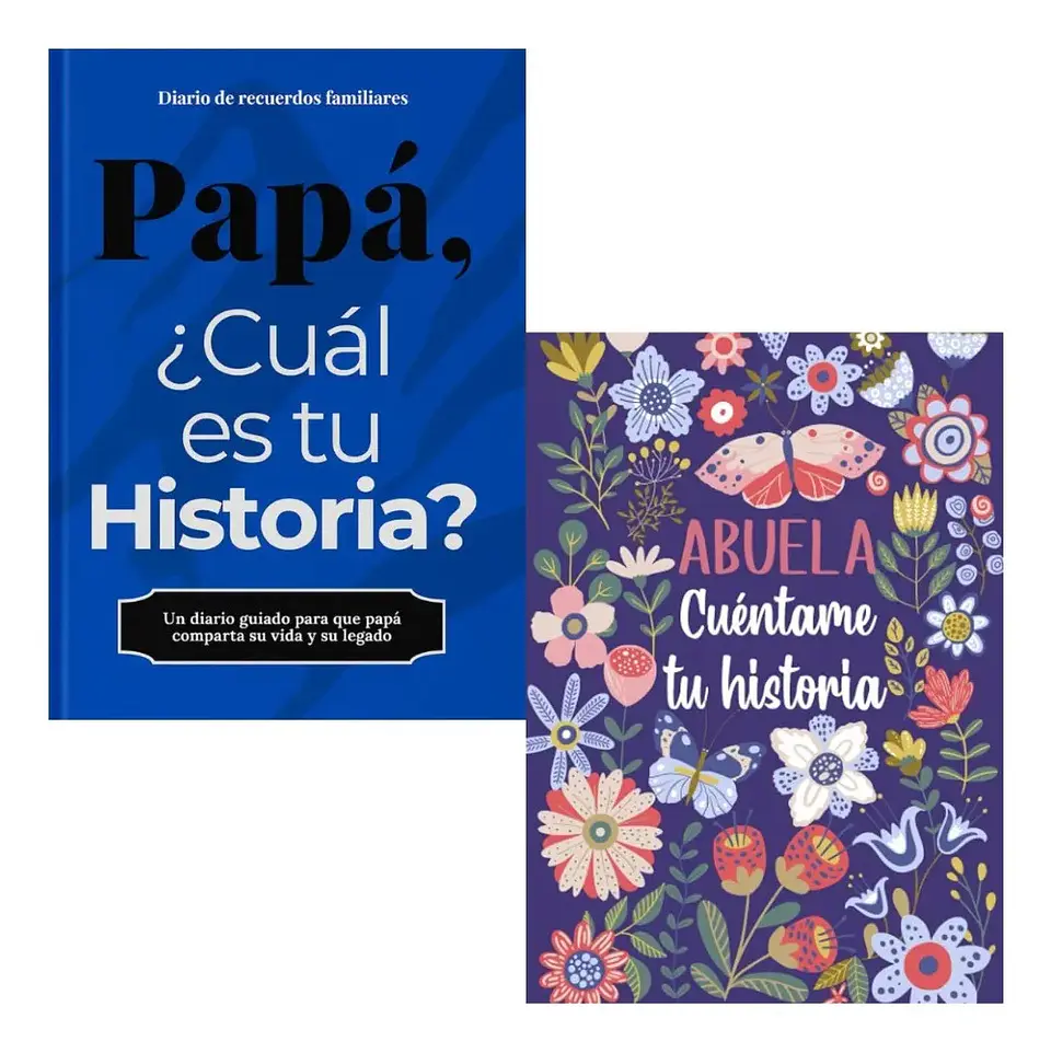 Pack Papá Cuál Es Tu Historia + Abuela Cuéntame Tu Historia 1