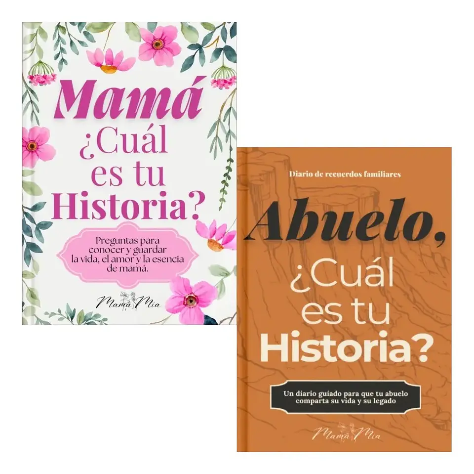Pack Mamá Cuál Es Tu Historia + Abuelo Cuál Es Tu Historia 1
