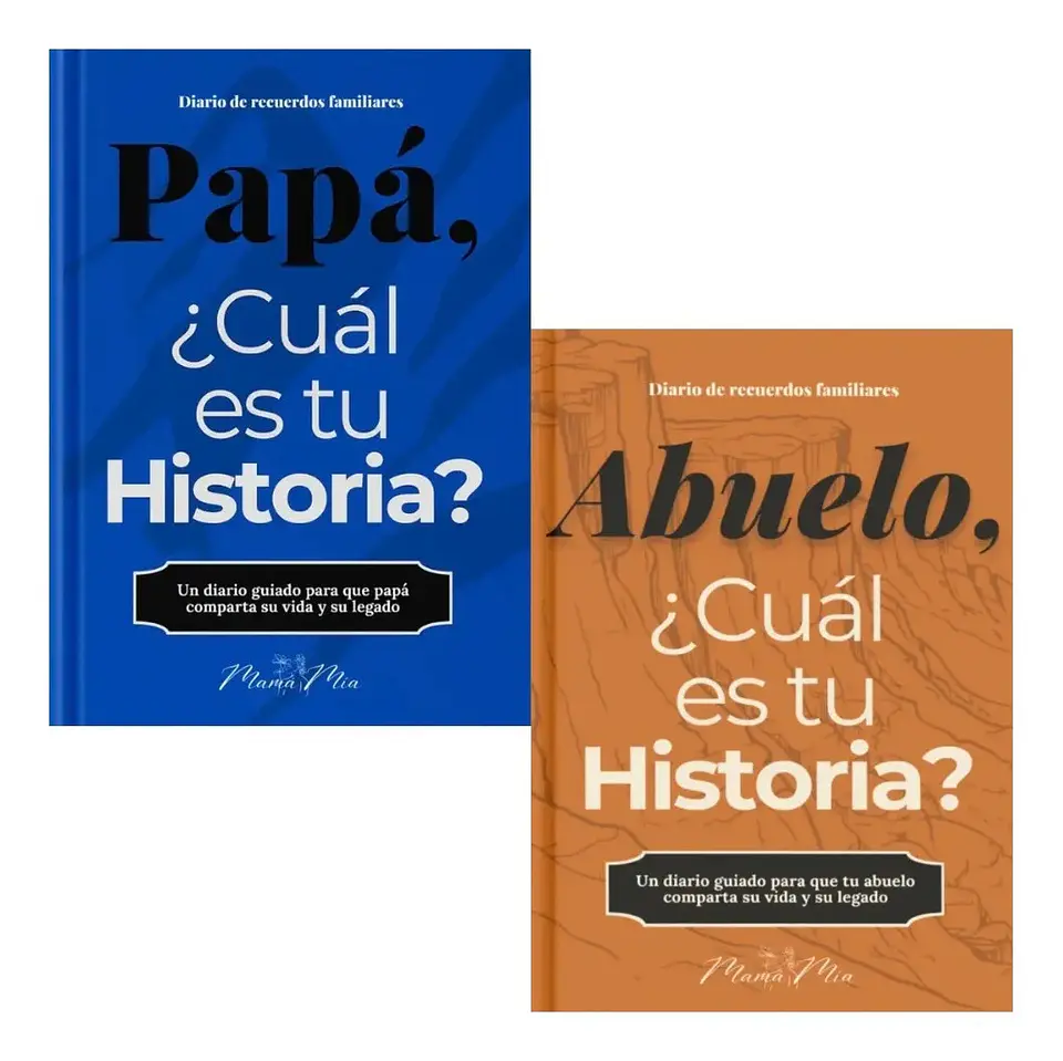 Pack Papá Cuál Es Tu Historia + Abuelo Cuál Es Tu Historia 1