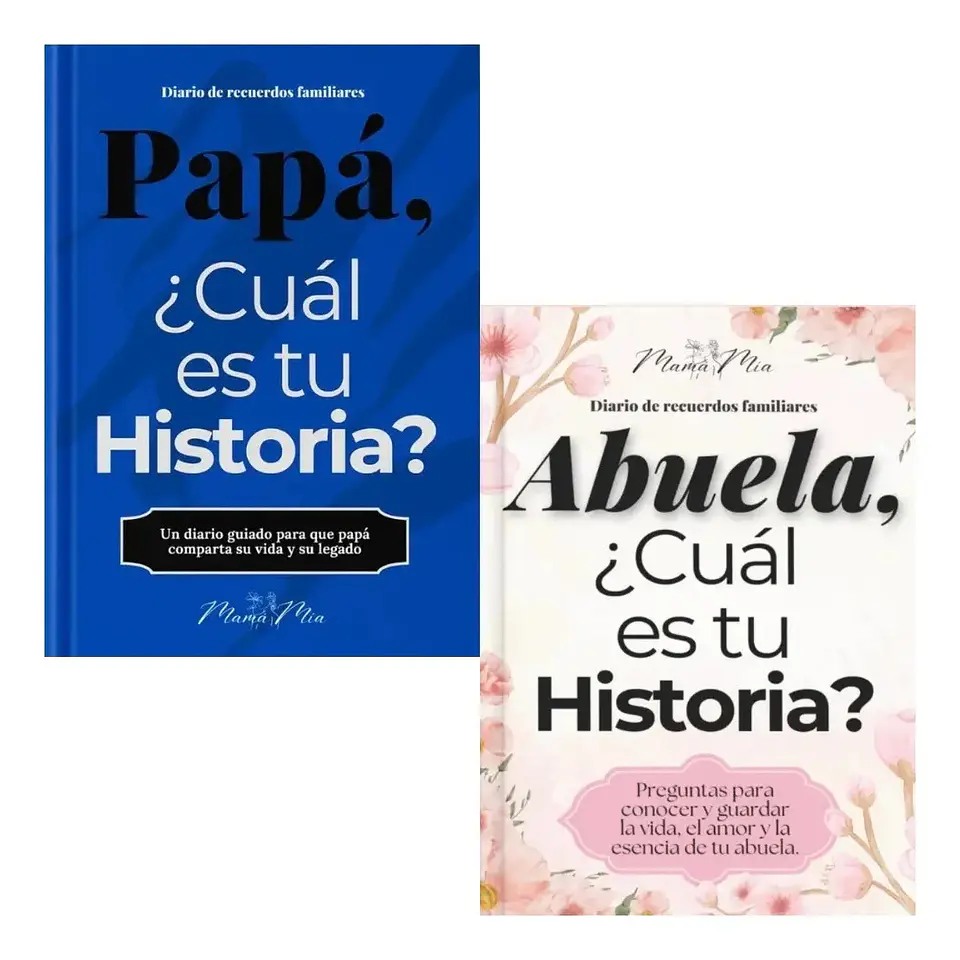 Pack Papá Cuál Es Tu Historia + Abuela Cuál Es Tu Historia 1