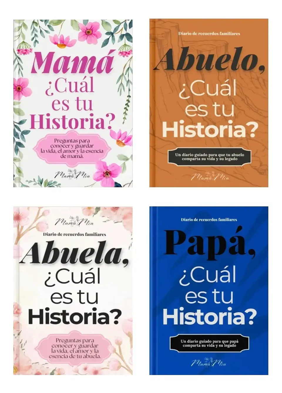 Pack Mamá + Papá + Abuela + Abuelo ¿ Cuál Es Tu Historia ? 1