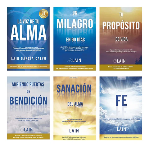 Pack Libros Laín García Calvo ( 6 Libros )