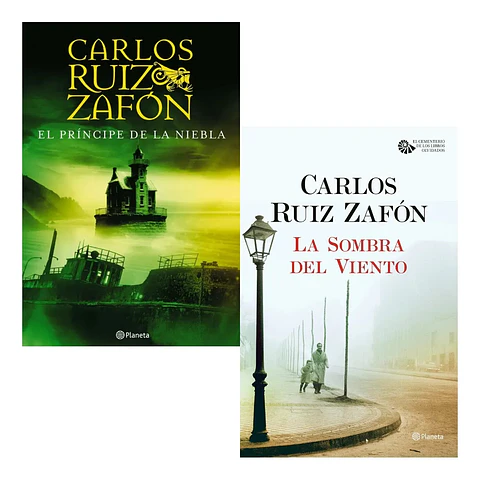 Pack Libros el Príncipe de la Niebla + la Sombra del Viento