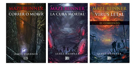 Correr o Morir + la Cura Mortal + Virus Letal  James Dashner