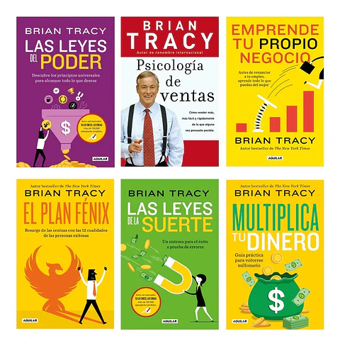 Pack Libros Brian Tracy - 6 Libros