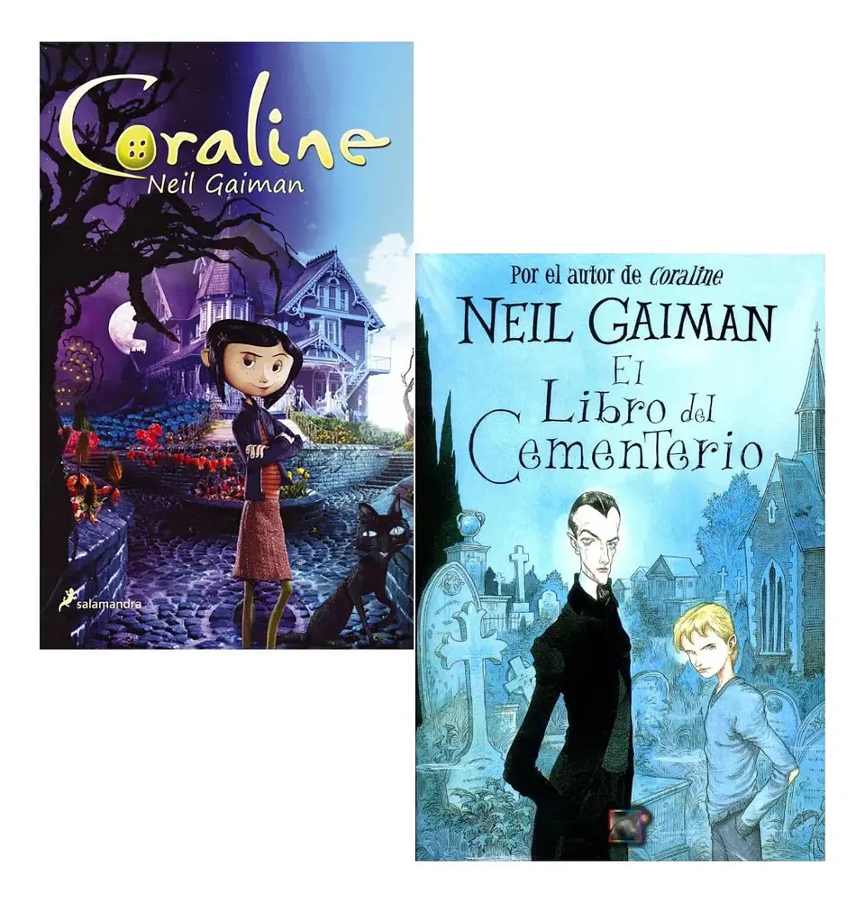 Coraline + el Libro del Cementerio - Neil Gaiman 1