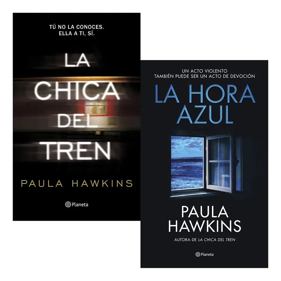 La Chica del Tren + la Hora Azul - Paula Hawkins 1
