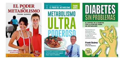 Pack Libros Frank Suárez Poder del Metabolismo - (3 libros)