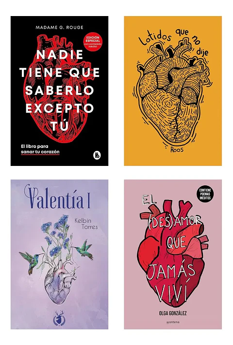 Pack Madame Rouge + Roos + Kelbin Torres + Olga González