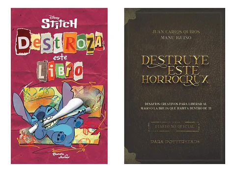 Destroza Este Libro Stitch + Destruye Este Horrocrux