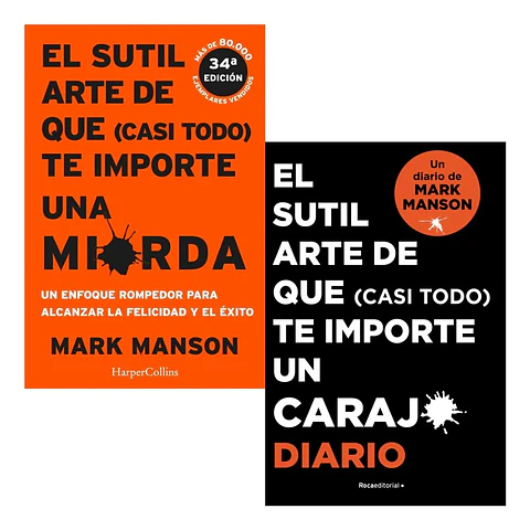 Pack el Sutil Arte de Que (Casi Todo) Te Importe una Mierda