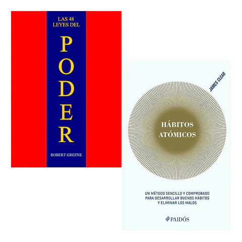 Pack 48 Leyes del Poder + Hábitos Átomicos