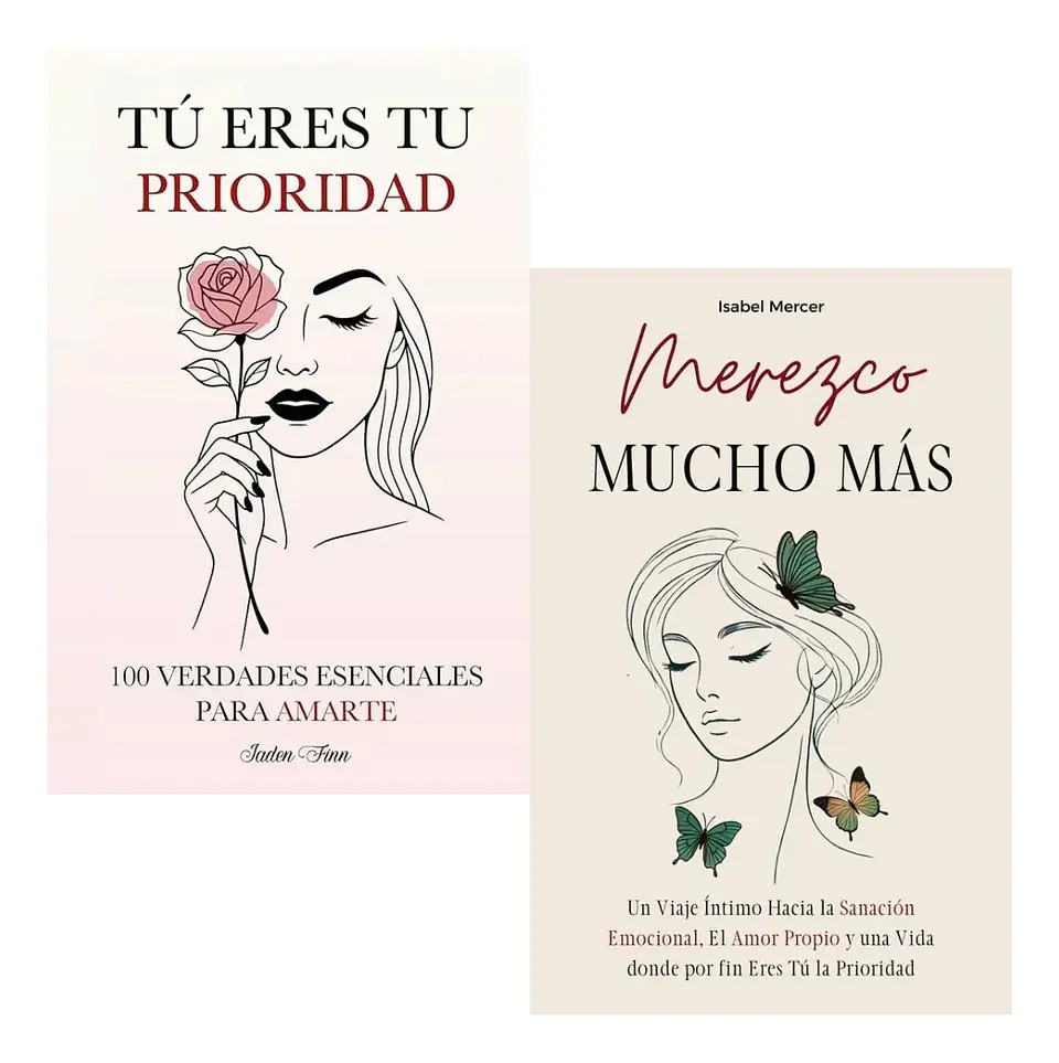 Pack Libros Tú Eres Tu Prioridad + Merezco Mucho Más 1