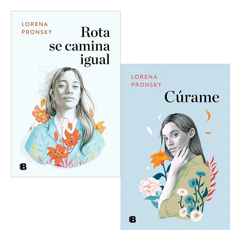 Pack Libros Rota Se Camina Igual + Cúrame - Lorena Pronsky