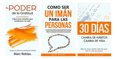 Pack Libros Marck Reklau - 3 Libros