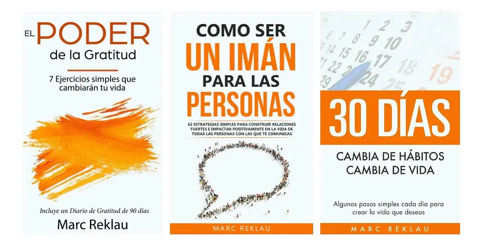 Pack Libros Marck Reklau - 3 Libros 1