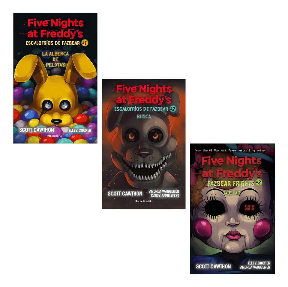 Pack Five Nights At Freddy's - Scott Cawthon / Elley Cooper 1