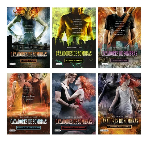 Saga Cazadores de Sombras - Cassandra Clare ( 6 Libros )