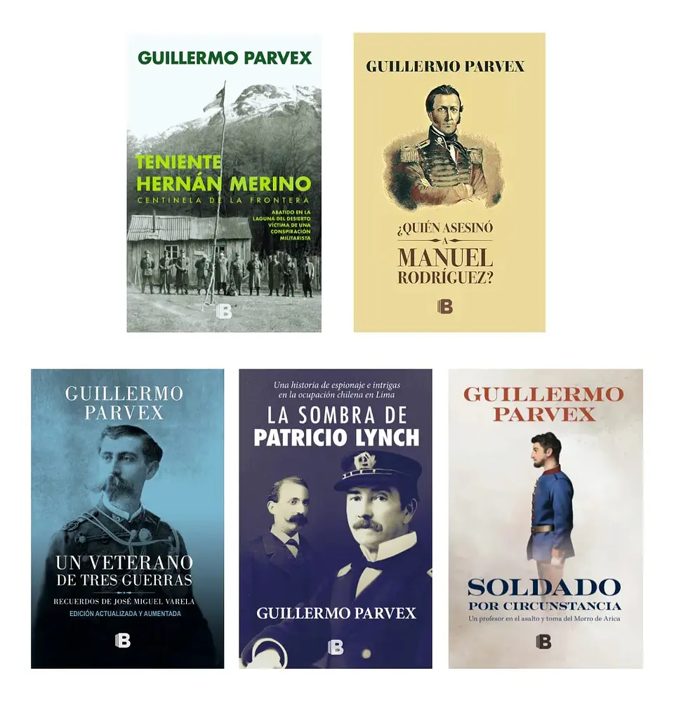 Pack Libros Guillermo Parvex - 5 Libros 1