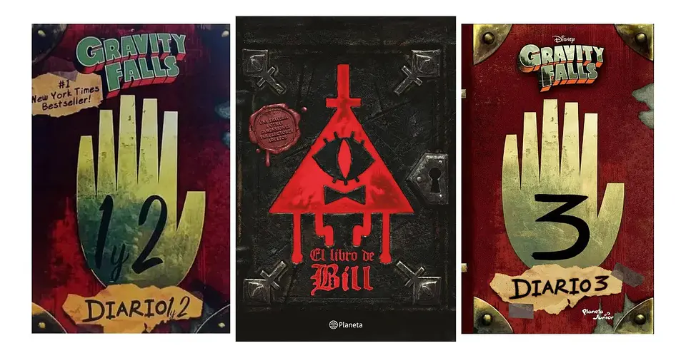 Diario 1 y 2 + Diario 3 + el Libro de Bill - Gravity Falls 1