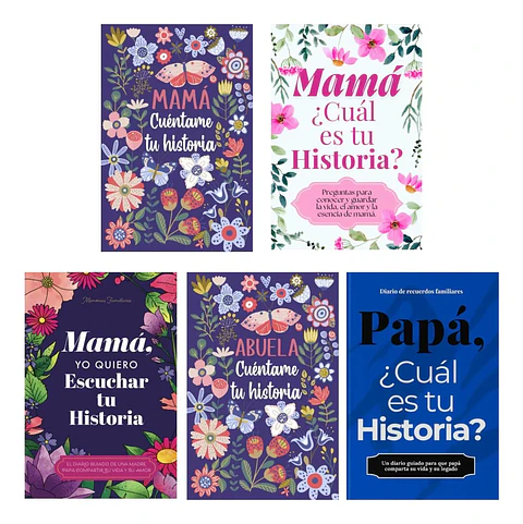 Pack Libros Cuéntame Tu Historia - Incluye 5 Libros