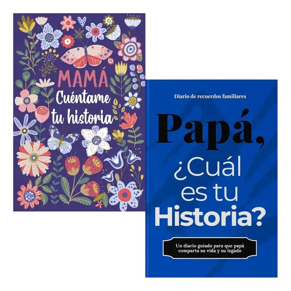 Pack Mamá Cuéntame Tu Historia + Papá. Cuál Es Tu Historia 1