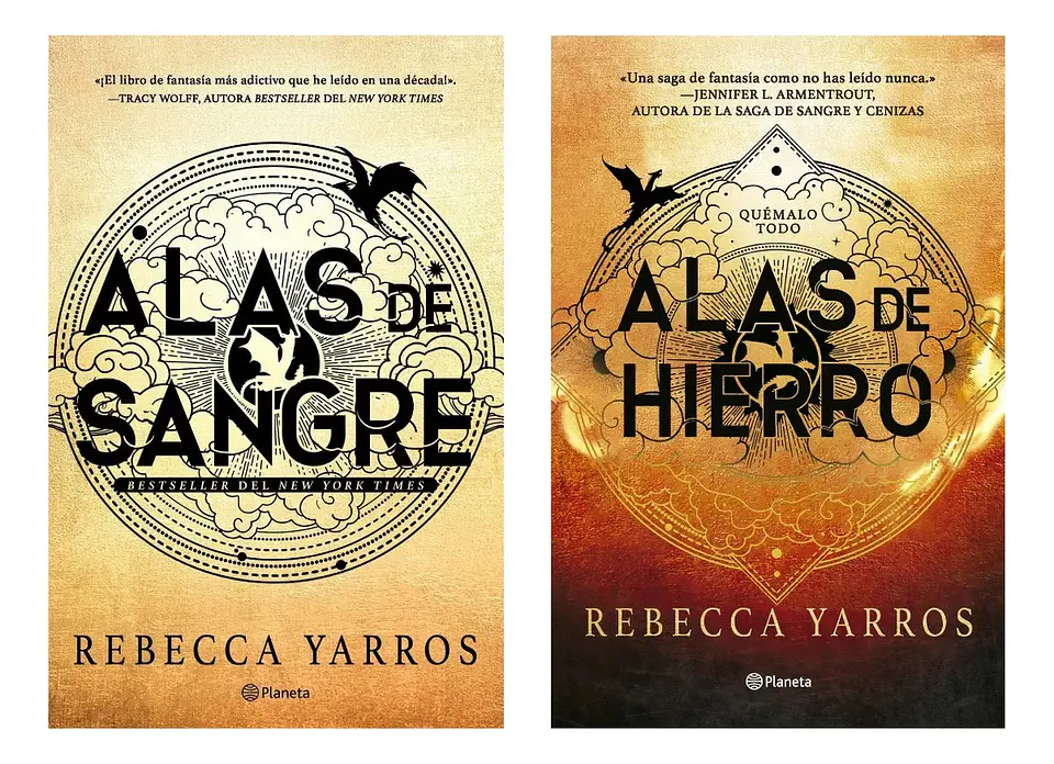 Pack Libros Alas de Sangre + Alas de Hierro - Rebecca Yarros 1