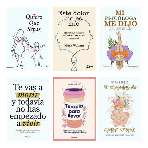 Pack Libros de Autoayuda - Incluye 6 Libros