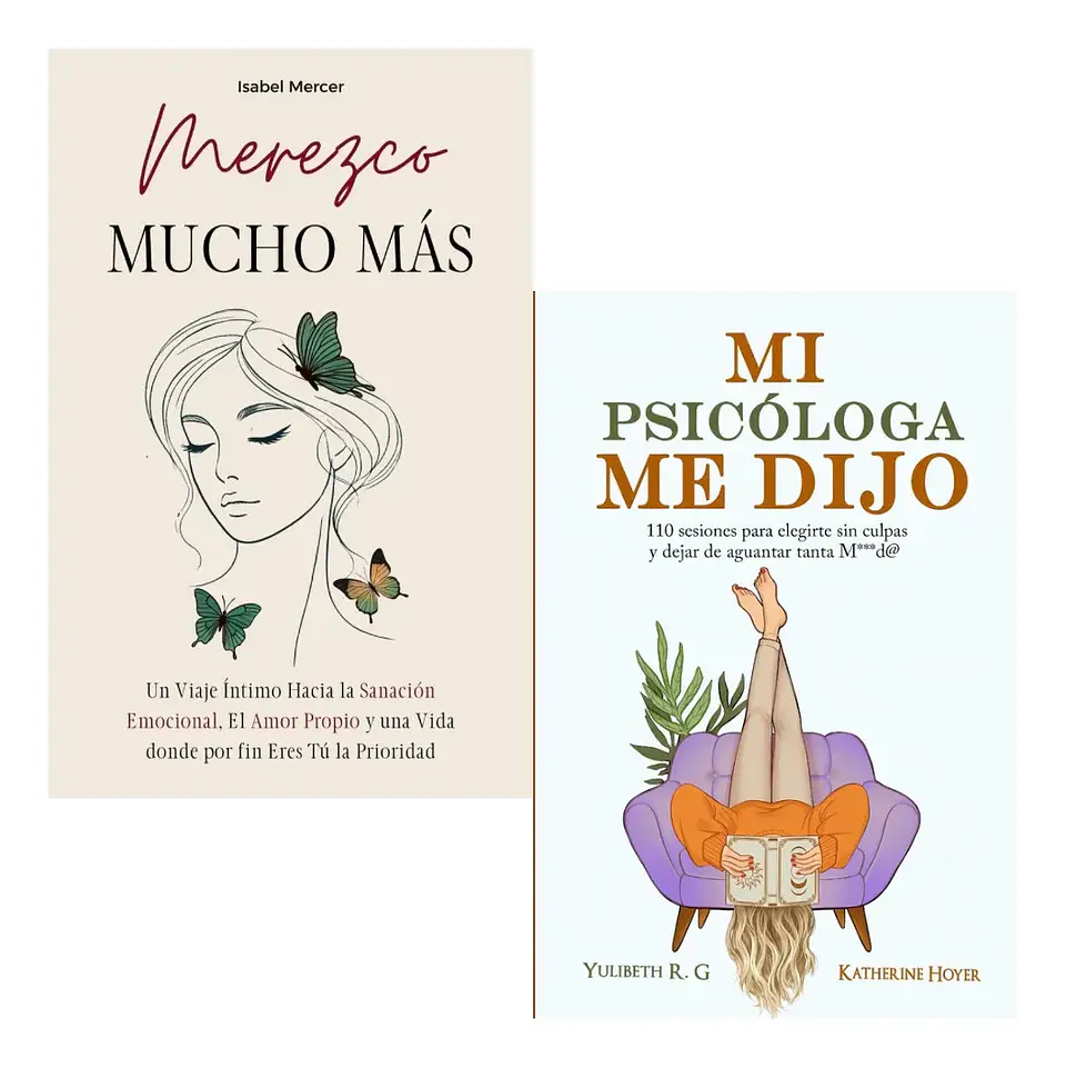 Pack Libros Merezco Mucho Más + Mi Psicóloga Me Dijo 1