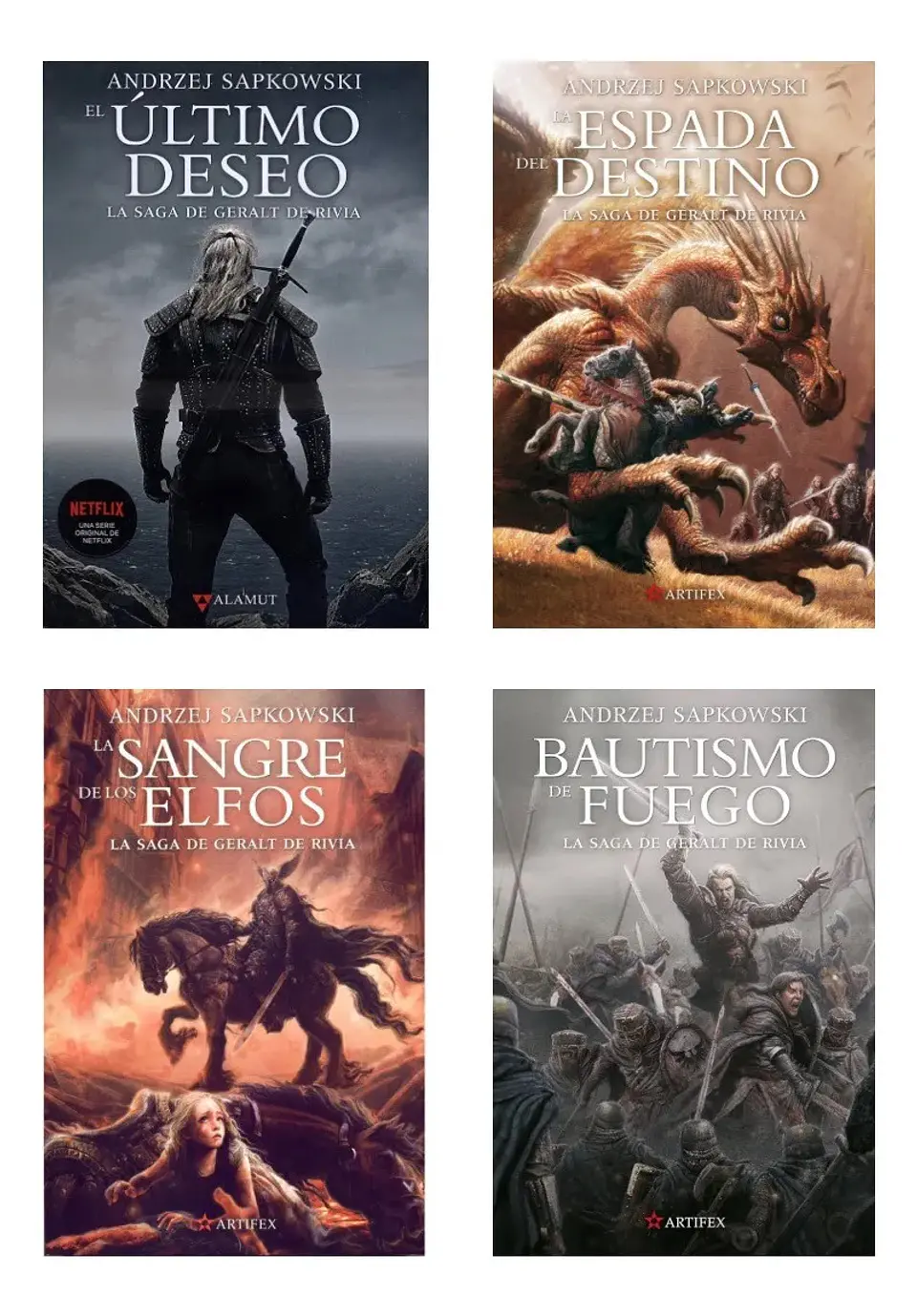 La Saga de Geralt de Rivia - Andrzej Sapkowski ( 4 Libros ) 1