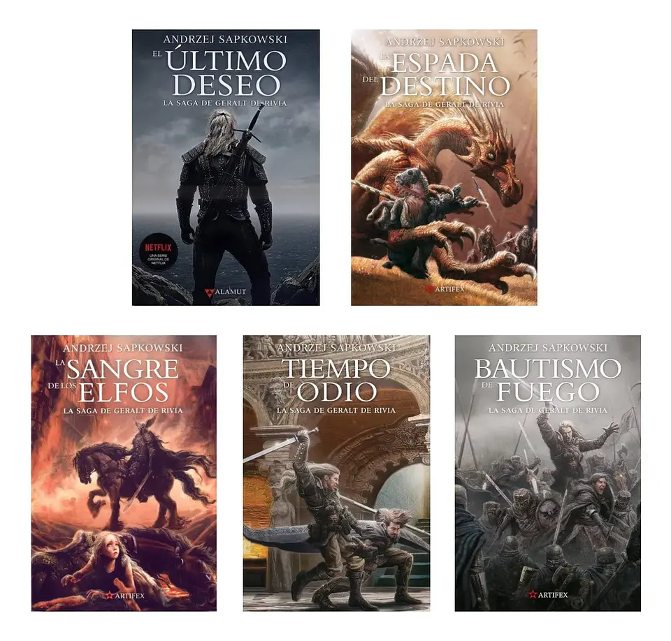La Saga de Geralt de Rivia - Andrzej Sapkowski ( 5 Libros ) 1
