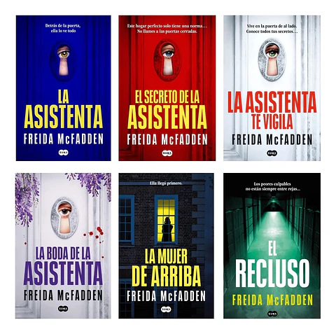 Pack Libros Freida Mcfadden ( 6 Libros )