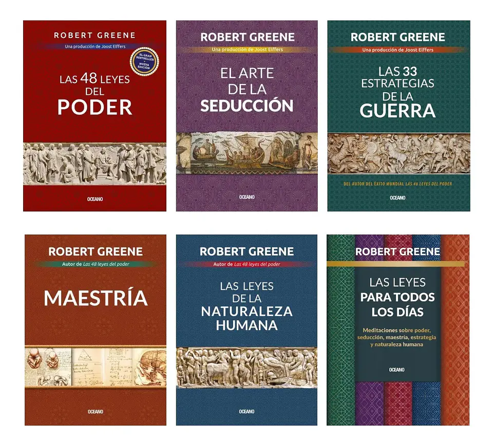 Pack Libros Robert Greene ( 6 Libros ) 1