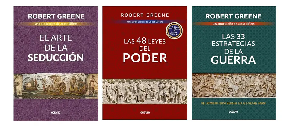 Pack Libros Robert Greene - ( Seducción - Poder - Guerra ) 1
