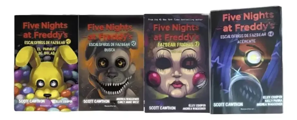 Colección Five Nights At Freddy's Fazbear 4 Libros 1