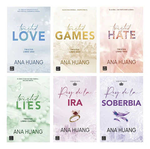 Colección Libros Ana Huang ( 6 Libros )