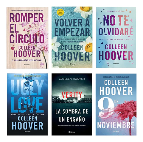 Pack Libros Colleen Hoover ( 6 Libros )