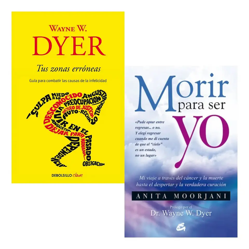 Pack Libros Tus Zonas Erróneas + Morir para Ser Yo 1