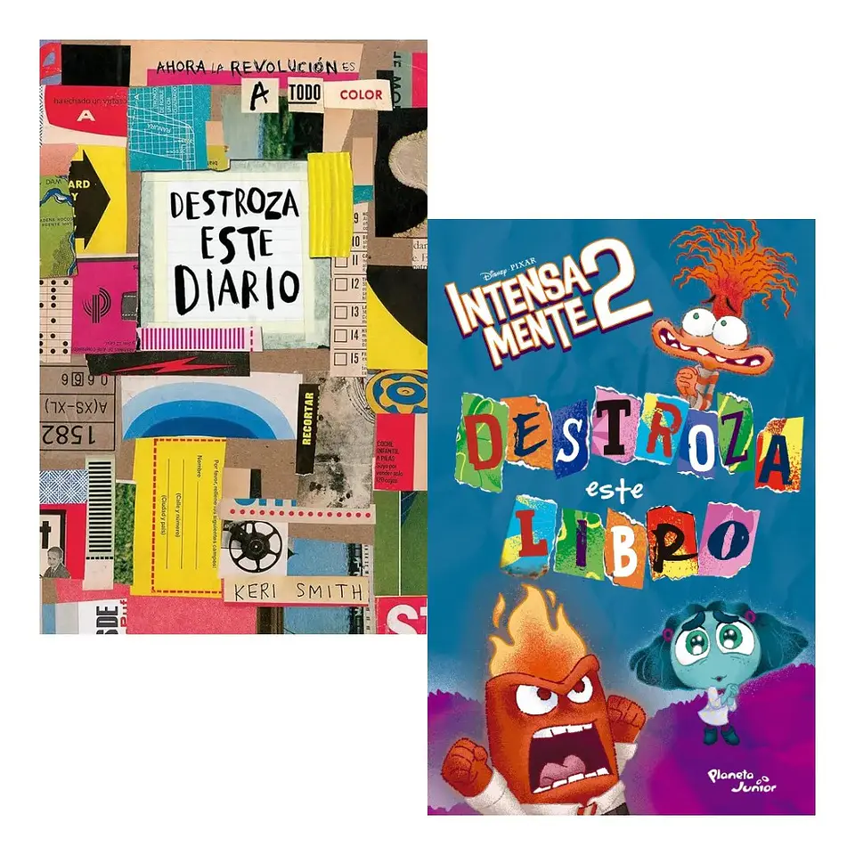 Destroza Este Diario + Destroza Este Libro Intensamente 2 1