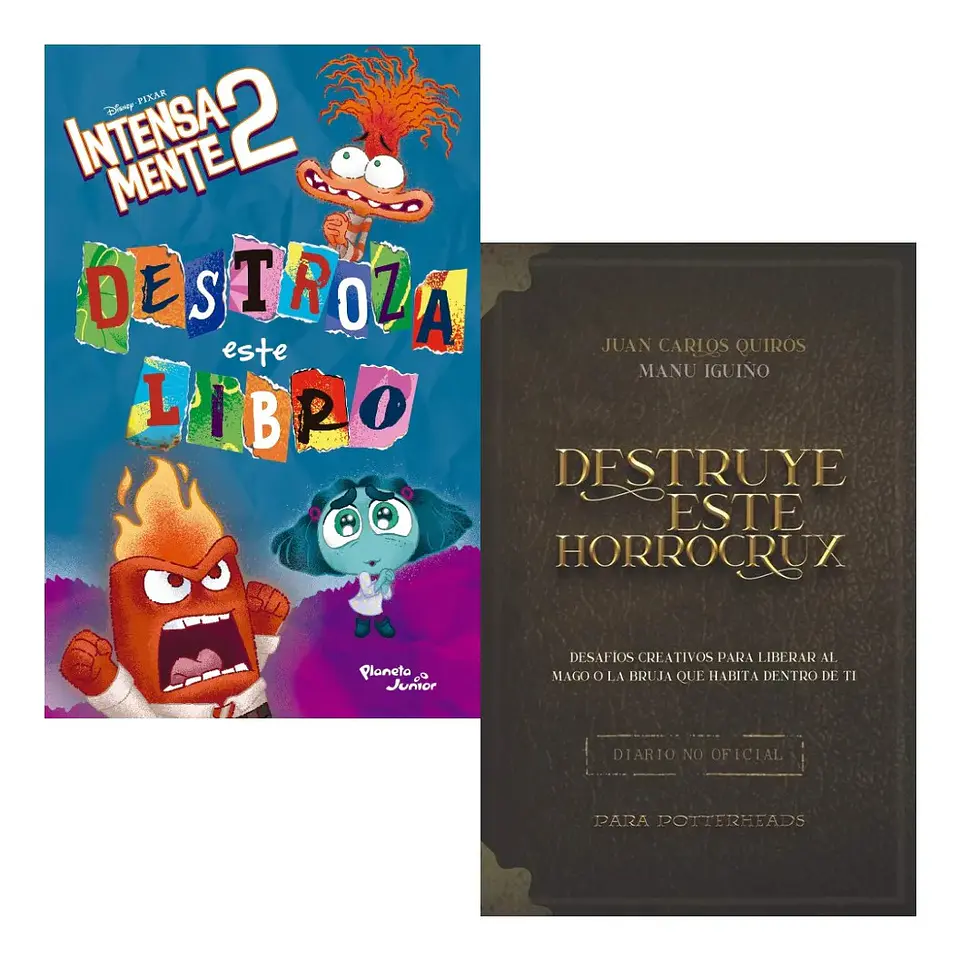 Destroza Este Libro Intensamente 2 + Destruye Este Horrocrux 1