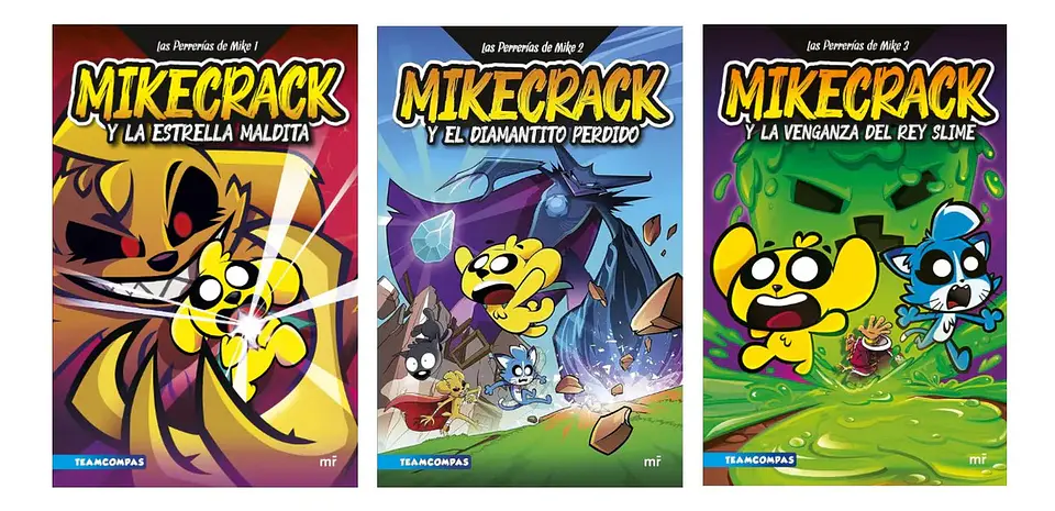 Pack Libros las Perrerías de Mike 1 2 3 - Mikecrack 1