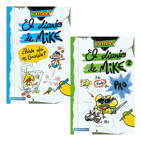 Pack Libros el Diario de Mike 1 y 2 - Mikecrack