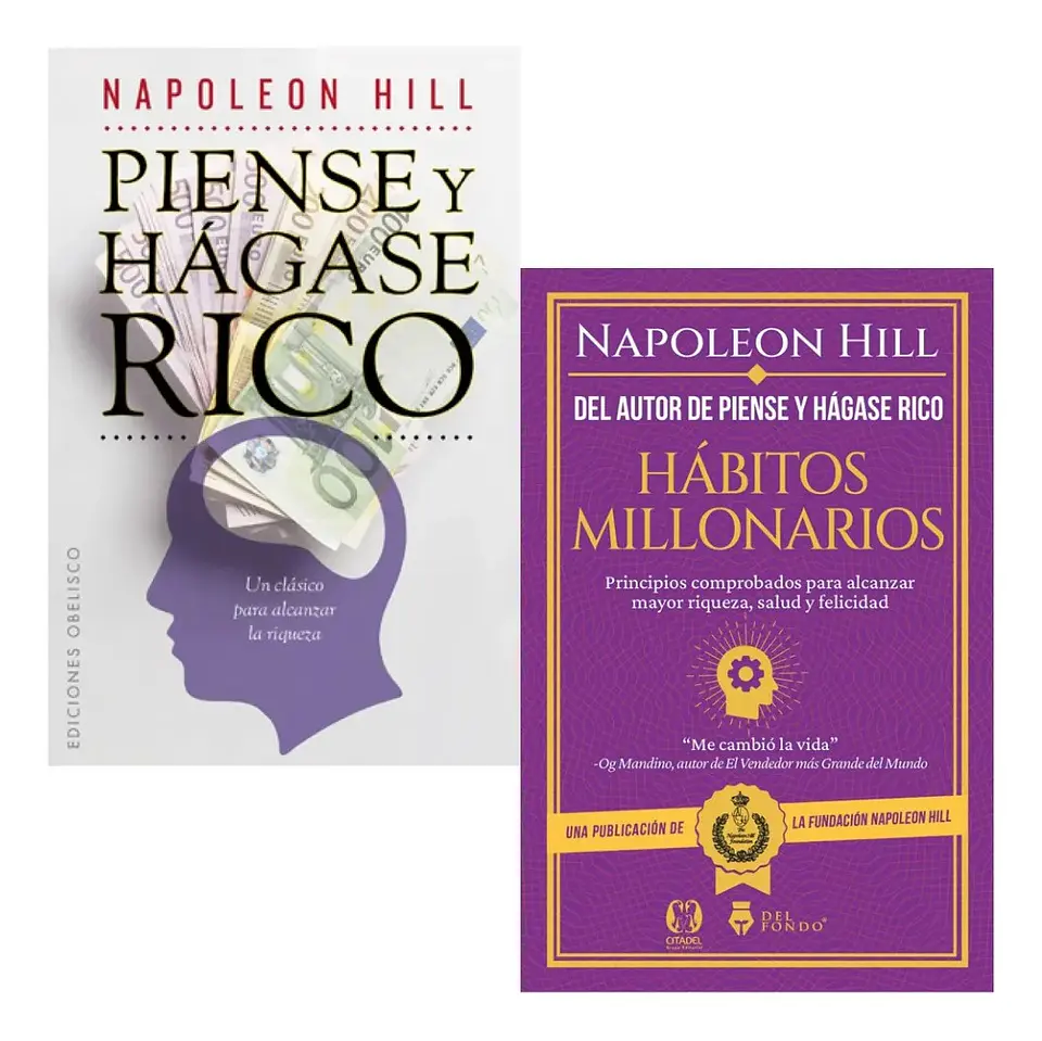 Piense y Hágase Rico + Hábitos Millonarios - Napoleon Hill 1