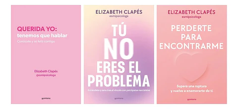 Pack Libros Elizabeth Clapés - Incluye 3 Libros