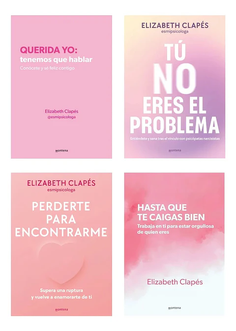 Pack Libros Elizabeth Clapés - Incluye 4 Libros
